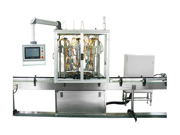 QGQGDY-3型三頭電控全自動氧氣蓋下灌裝機(jī)